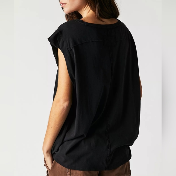 FREE PEOPLE We The Free Naomi Tee NWT - Picture 2 of 12